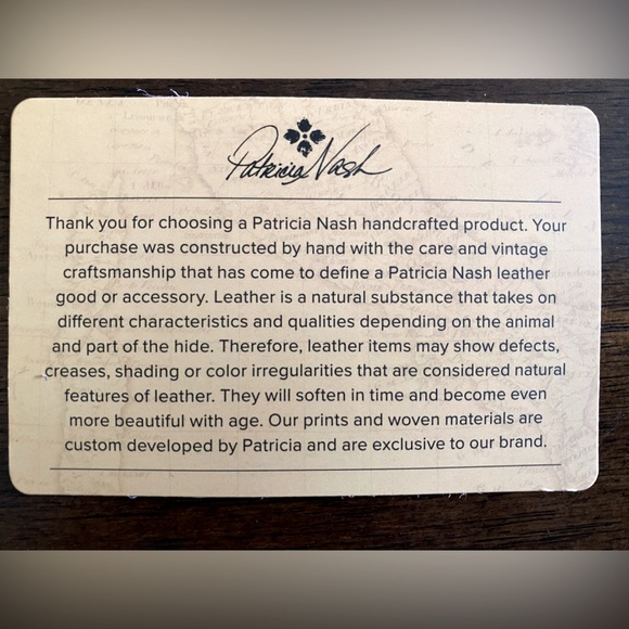 Patricia Nash Blue Floral Shoulder Bag - Picture 4 of 6